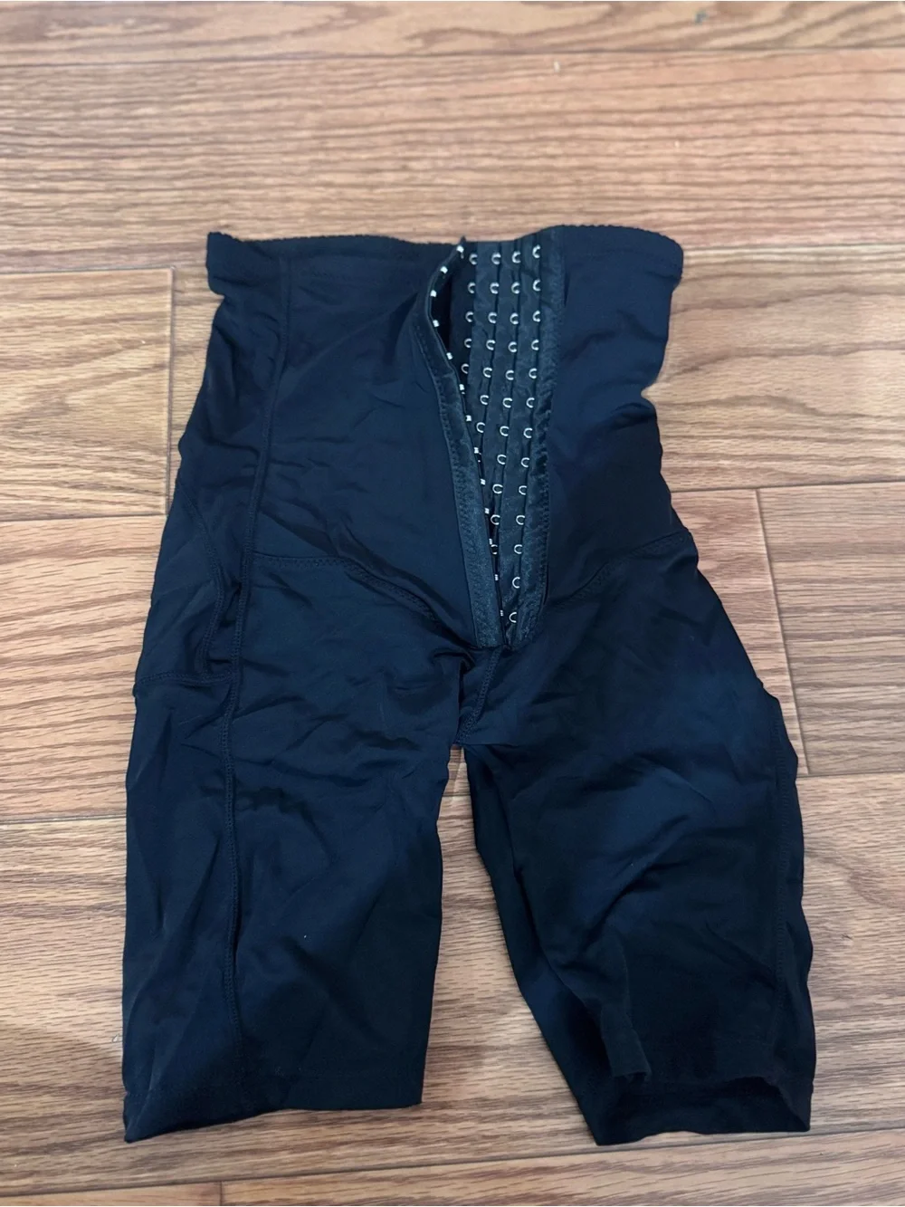 High-Waist Black Shapewear Compression Shorts